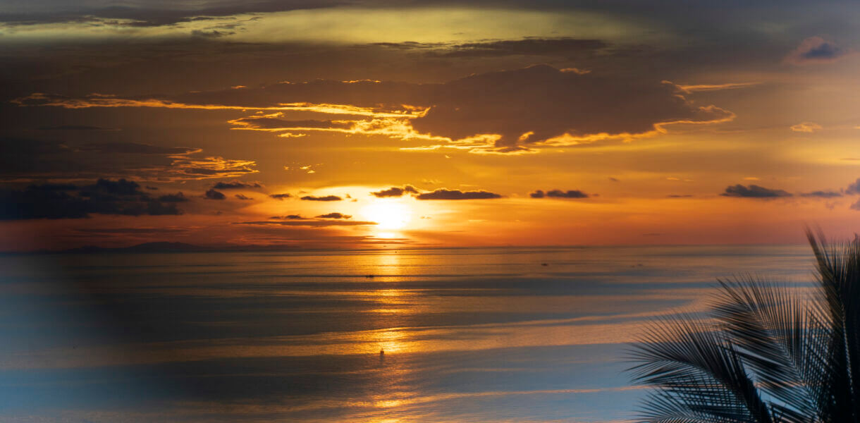 Sunset in Thailand, Koh Phangan. Find your passion.