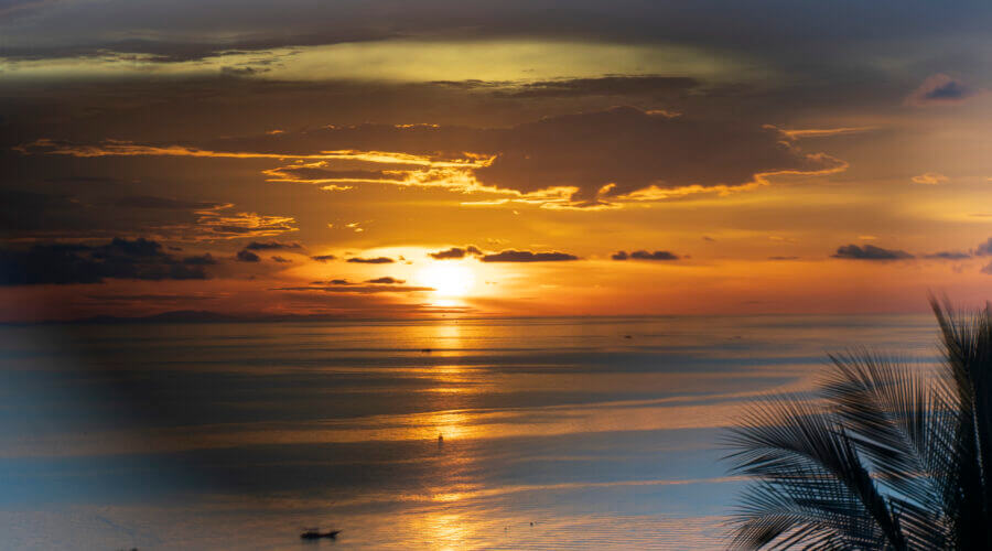 Sunset in Thailand, Koh Phangan. Find your passion.
