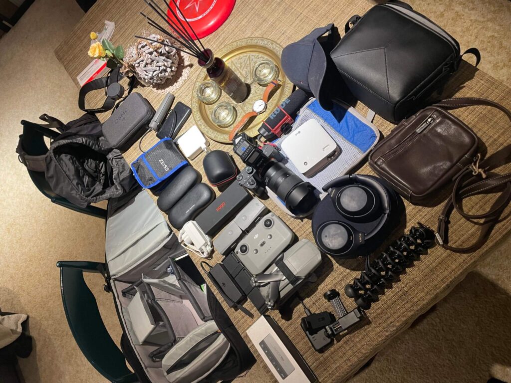 What's inside of my travel backpack